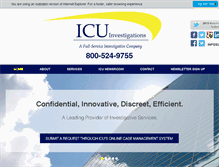 Tablet Screenshot of icuinvestigations.com